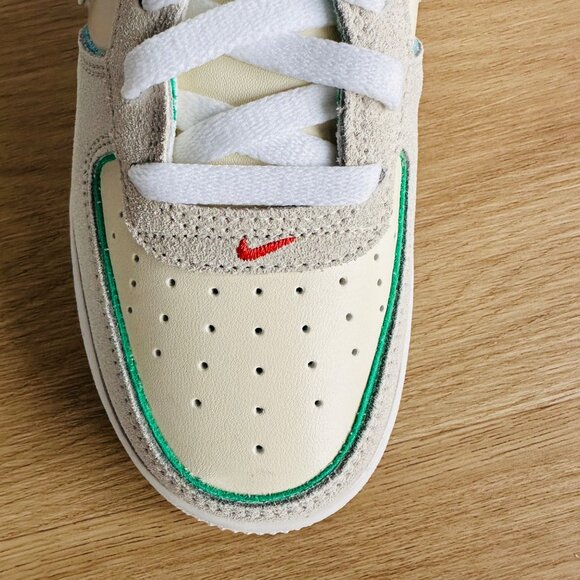 🤩Nike AIR FORCE 1 Sz 4Y Grade School LOW LV8 'HOLIDAY COOKIES GS FQ8350-110 New - Picture 13 of 15